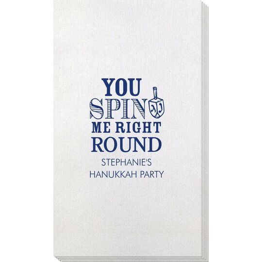 You Spin Me Right Round Bamboo Luxe Guest Towels